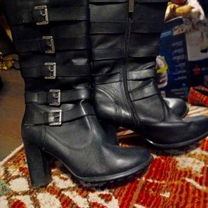 Harley Davidson Chillion Black Leather Boots